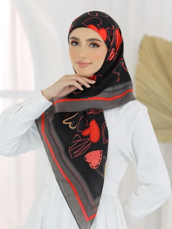 TUDUNG BAWAL COTTON PRINTED( BUY3 + FREEGIFT) CORAK PREMIUM Bawal Cotton CORAK Bidang 45